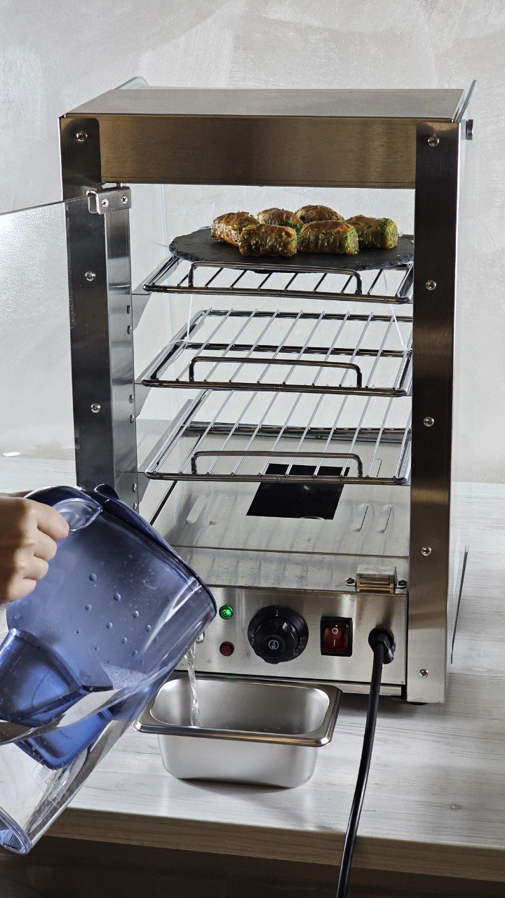 Теплова вітрина GoodFood WS100 STEEL